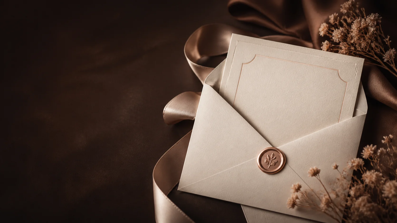 Elegant invitation details representing AKopi Page Events